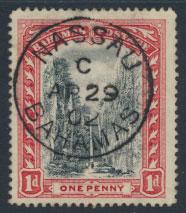 Bahamas  SG 58 SC# 33 Used Queen's Staircase  nice cancel see details