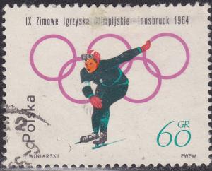 Poland 1201 Olympic Speed Skating 1964
