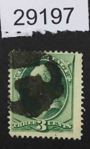 US STAMPS  #158 CANCELS USED LOT #29197