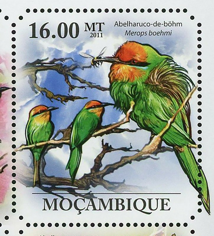 Bee Eaters Stamp Birds Merops Pusillus Merops Apiaster S/S MNH #4868-4673