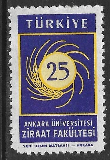 Turkey 1432: 25k Emblem, MH, F-VF