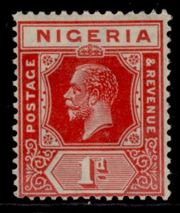 NIGERIA GV SG16b, 1d rose-carmine, M MINT.