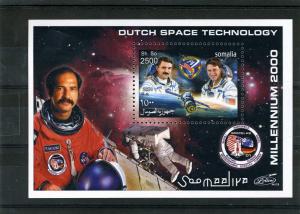 Somalia 2001 Dutch Space Technology s/s Perforated mnh