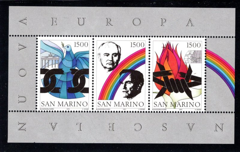 San Marino 1243 Europa Sheet  Mint (NH).  VF,   CV $7.00 ..... 5490202