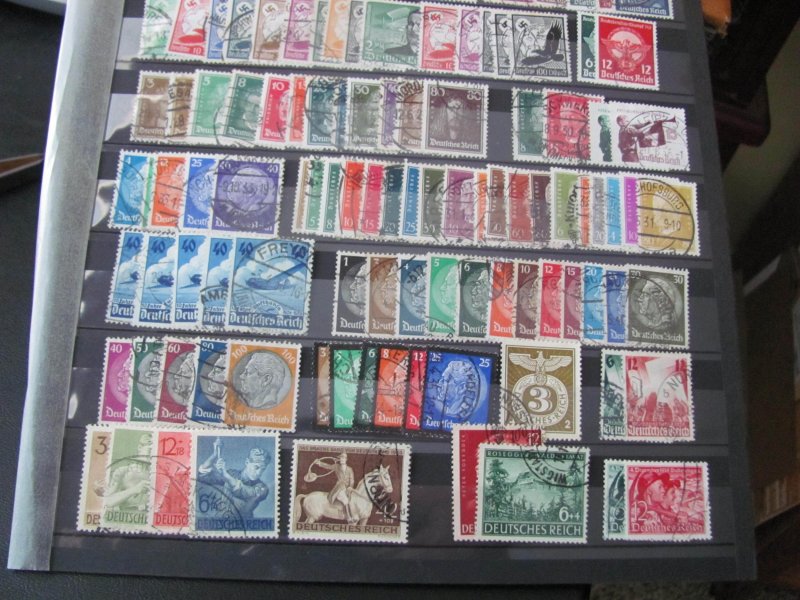 GERMANY 1920S-1940S USED ALMOST ALL  SETS VF/XF (116)