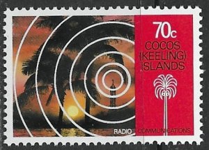 Cocos Islands ~ Scott # 162 ~ MNH ~ Radio Communications