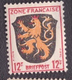 Germany -French Occupation 1945 -  4N6 - MH