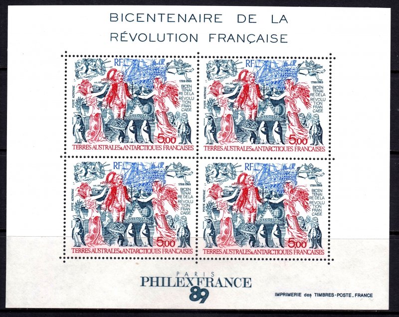French Southern & Antarctic Territory 1989 French Revolution MNH SGMS257 CV £18