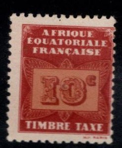 French Equatorial Africa Scott J2 MH* 1937 Postage due