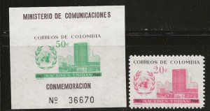 COLOMBIA  # SC 724 - 5    MNH