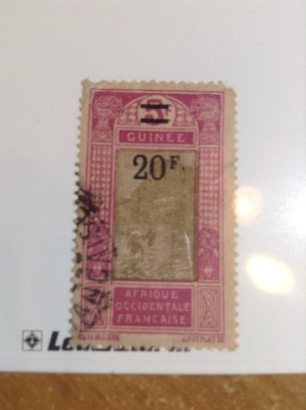 French Guinea  #  115  Used