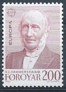 Faroe Islands SC# 54  MNH SCV$0.55