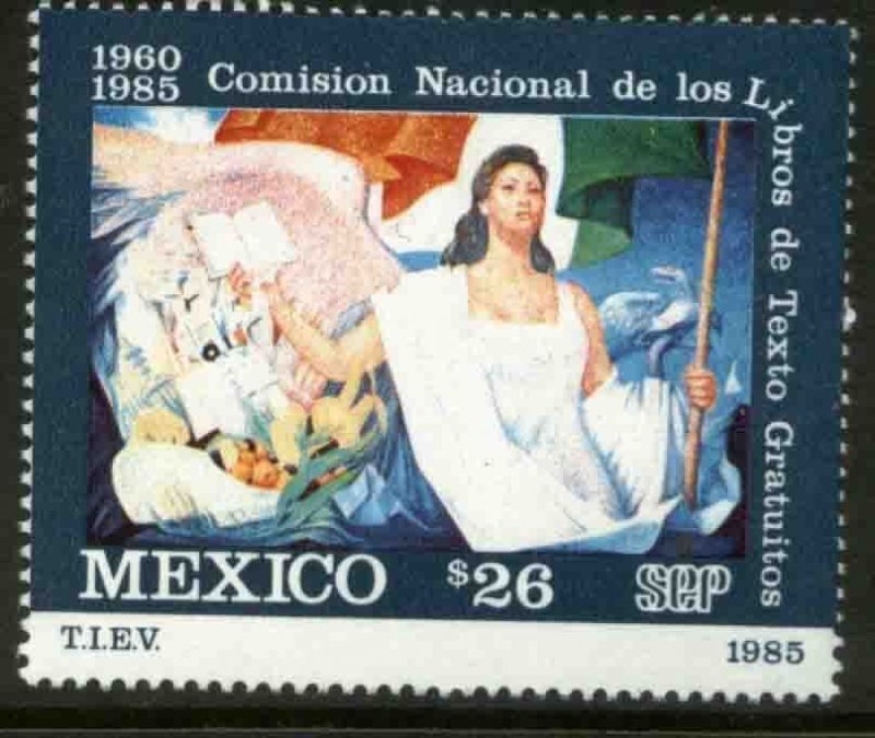 MEXICO 1426, FREE TEXTBOOK, 25th ANNIVERSARY. MINT, NH. VF.