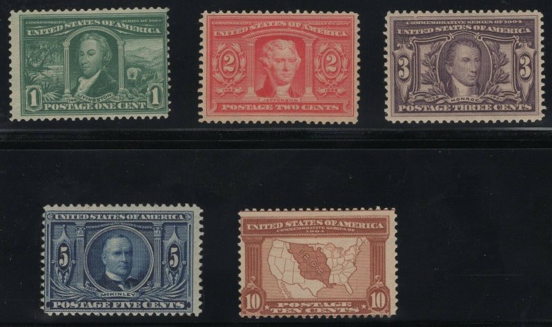 #323-327 Mint Avg-Fine OG  (GP2)