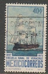 MEXICO 1041, 75th Anniv. Naval Academy at Veracruz Used. VF. (1351)