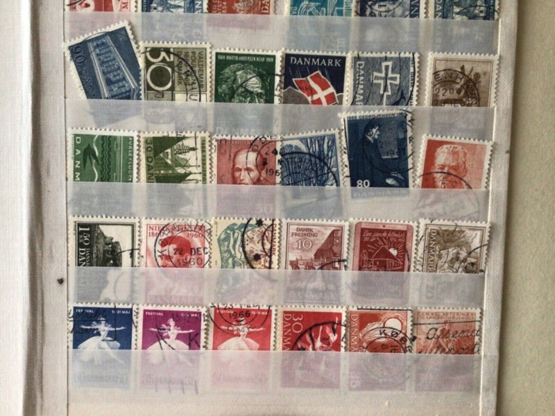 Denmark  mounted mint & used stamps A10251