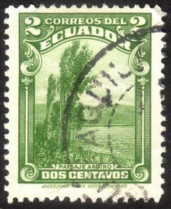 1937, Ecuador 2c, Used, Sc 361