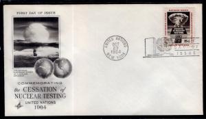 UN New York 133 Artcraft U/A FDC