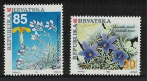 Croatia Flowers 2v 1992 MNH SG#191-192