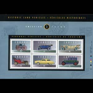 CANADA 1993 - Scott# 1490 Sheet-Automobiles NH