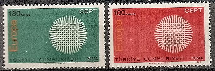 TURKEY 1848-49 MNH 1970 Europa CD13