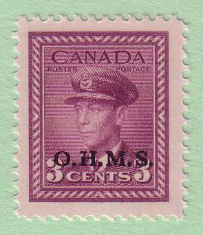 O3 Canada, Official Ovpt, MNH CV $2.75