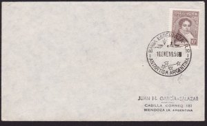 ARGENTINA ANTARCTIC 1956 cover - base camp cancel...........................8220