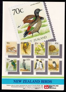 New Zealand 1988-95 Birds Mint MNH Set Presentation Pack SC 920/929