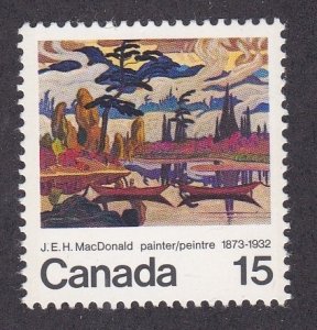 Canada # 617, Painting by MacDonald, NH, 1/2 Cat