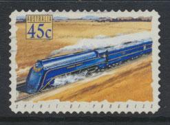 Australia SG 1412  Used  -Trains self adhesive 