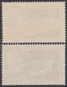 French Polynesia 261-262 MH CV $20.00