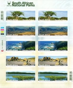 South Africa - 2018 National Parks Sheet MNH**