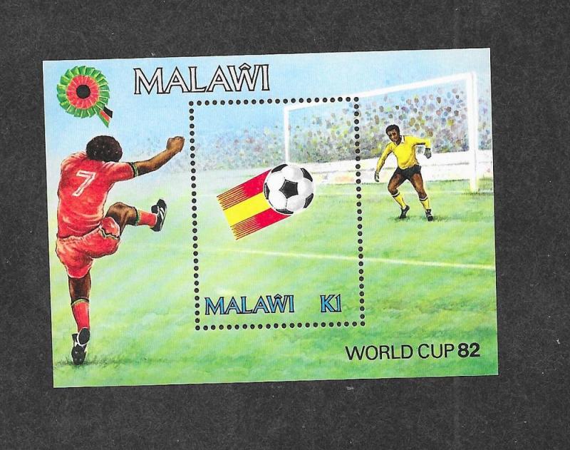 Malawi 405 Mint NH MNH Souvenir Sheet World Cup 82!