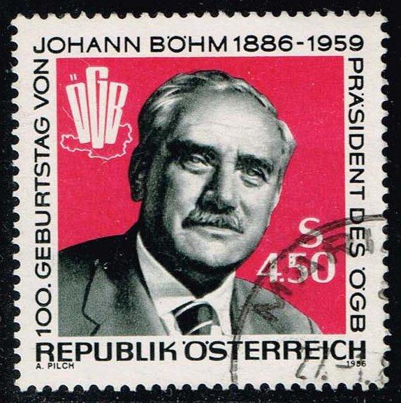 Austria #1334 Johann Bohm; Used