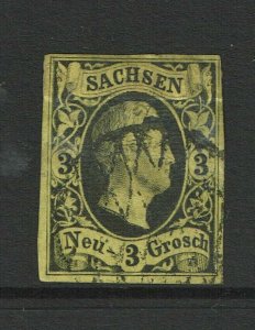 Saxony SC# 8, Used, Hinge Rems/Pg rem - S15767