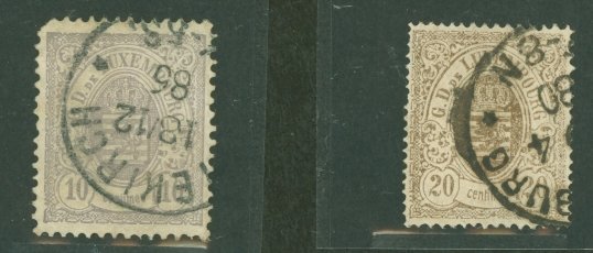 Luxembourg #43/45 Used Multiple