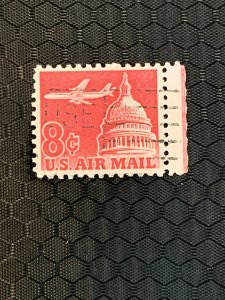 U.S. Air Mail Postage Stamps. Franked Used Vintage. America Old USA Plane