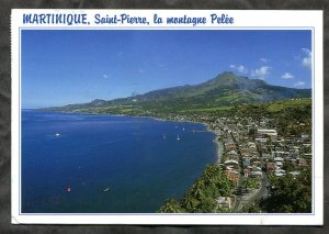 p512 - Bahamas Bird Stamp, Martinique Postcard 1995 PAQUEBOT MS SAGAFJORD to USA