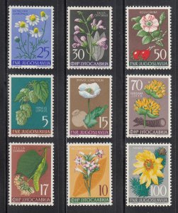 Yugoslavia Scott #424-432 MH