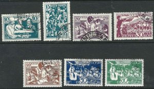 Russia 659-65  Mi 640-45 Used F/VF 1938 SCV $22.50