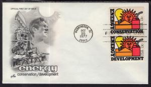 US 1724a Energy Artcraft U/A FDC