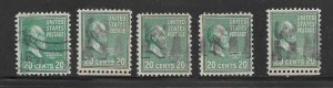 #825 Used stamps 10 Cent Collection / Lot (my6)