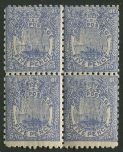 FIJI #58 MINT BLOCK OF 4