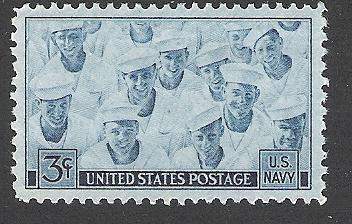 US Cat # 935, Navy, MNH*-