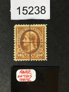 US STAMPS # 275 USED LA CROSSE CV. $40 LOT #15238