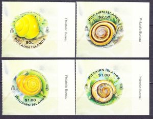 2010 Pitcairn Islands 813-816+Tab Fauna - Snails 10,20 €