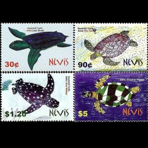 NEVIS 2005 - Scott# 1426-9 Turtle Artworks Set of 4 NH