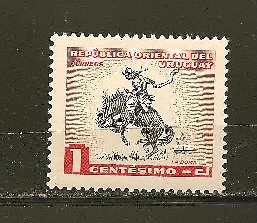 Uruguay 606 Horse Breaking MNH