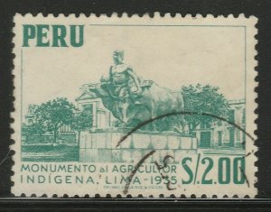 Peru 1952-53 Impr. Thomas De La Rue & Co 2s Used A18P56F456-