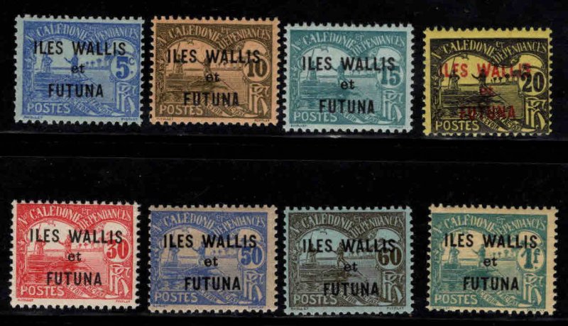 Wallis and Futuna Islands Scott J1-J8 MNH** postage due set